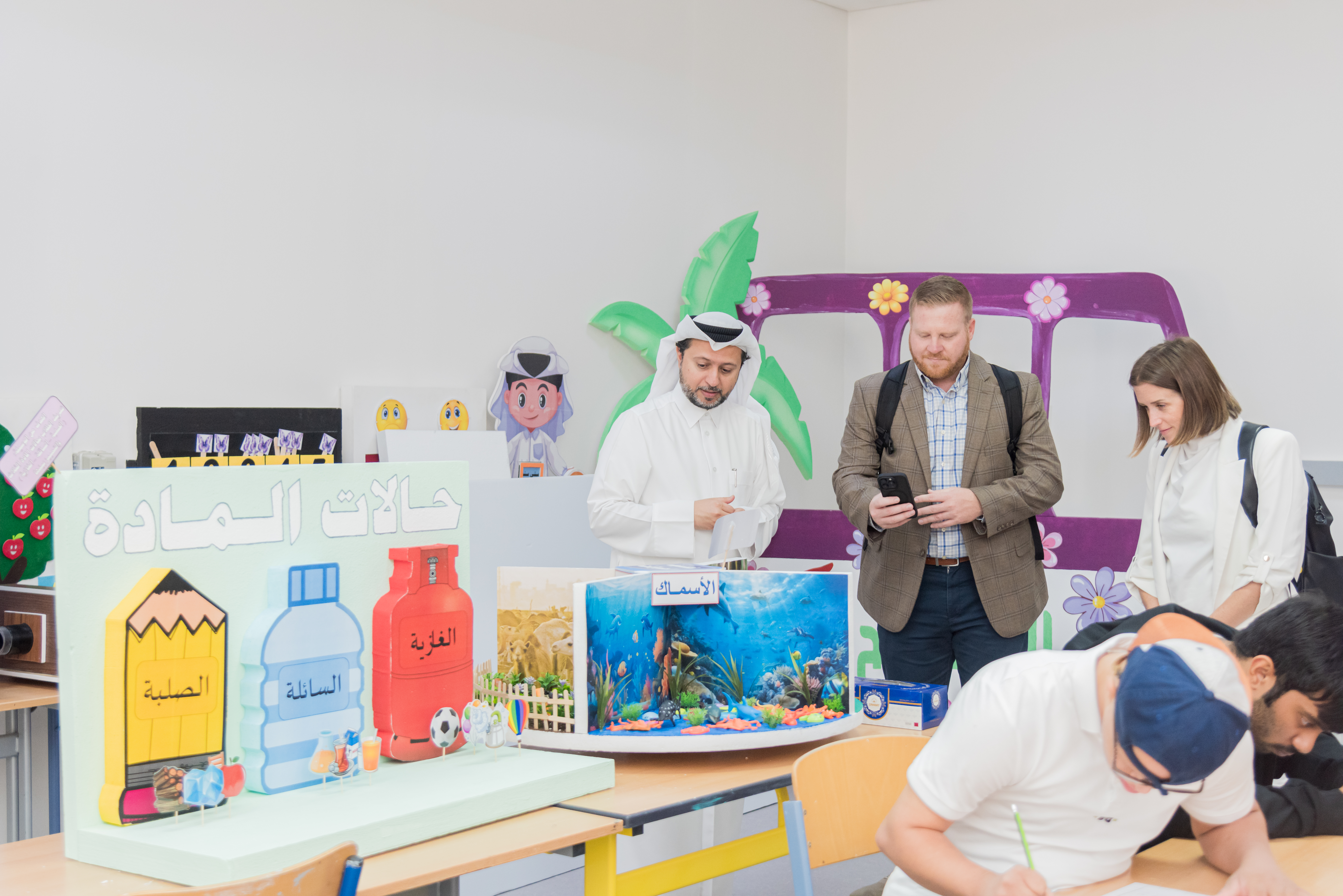 زيارة منظمة bestbuddiesqatar العالمية لمركز  الشفلح للأشخاص ذوي الإعاقة. 