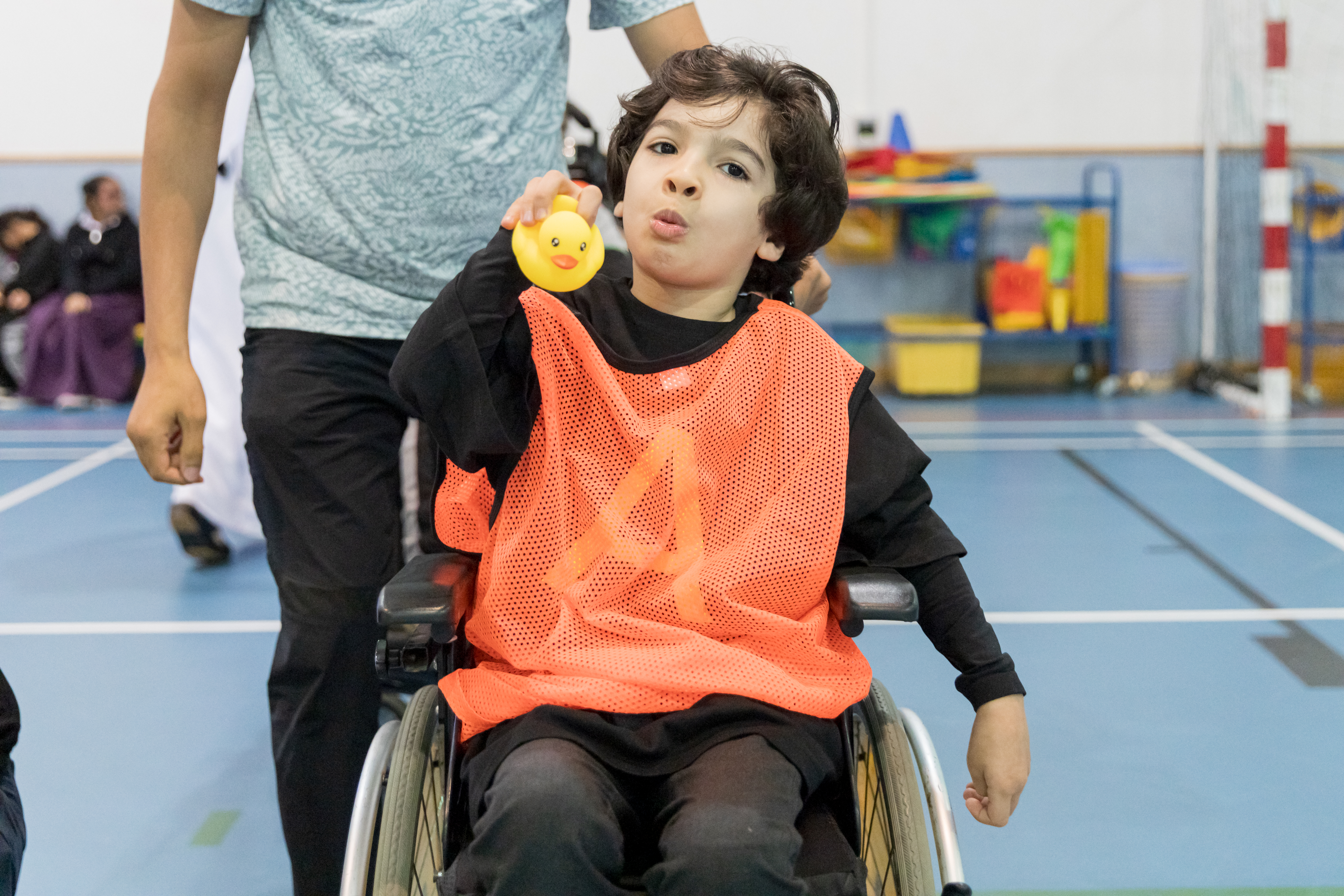 نظم  مركز الشفلح للأشخاص ذوي الإعاقة مهرجان الشلل الدماغي للكراسي المتحركة.