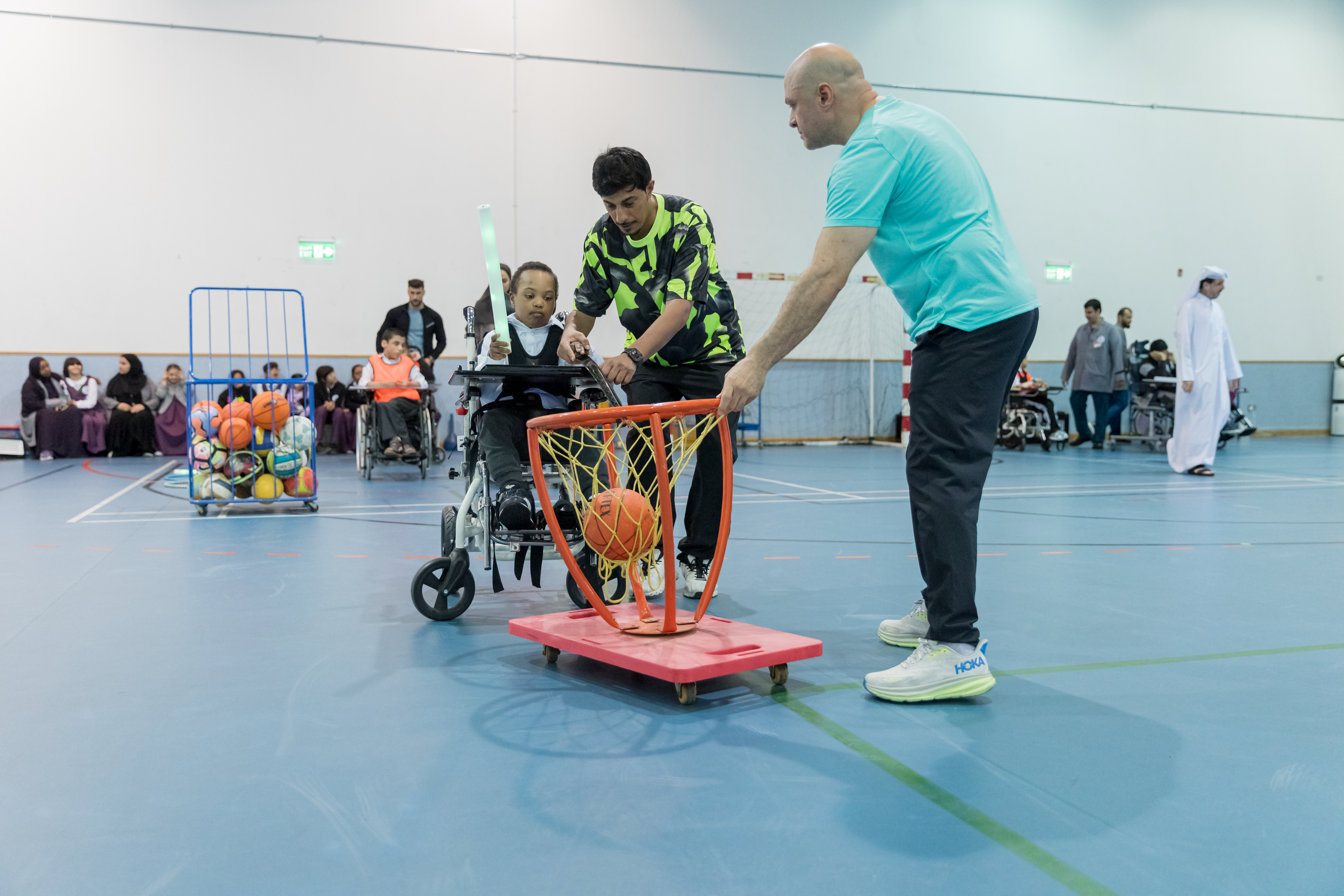 نظم  مركز الشفلح للأشخاص ذوي الإعاقة مهرجان الشلل الدماغي للكراسي المتحركة.