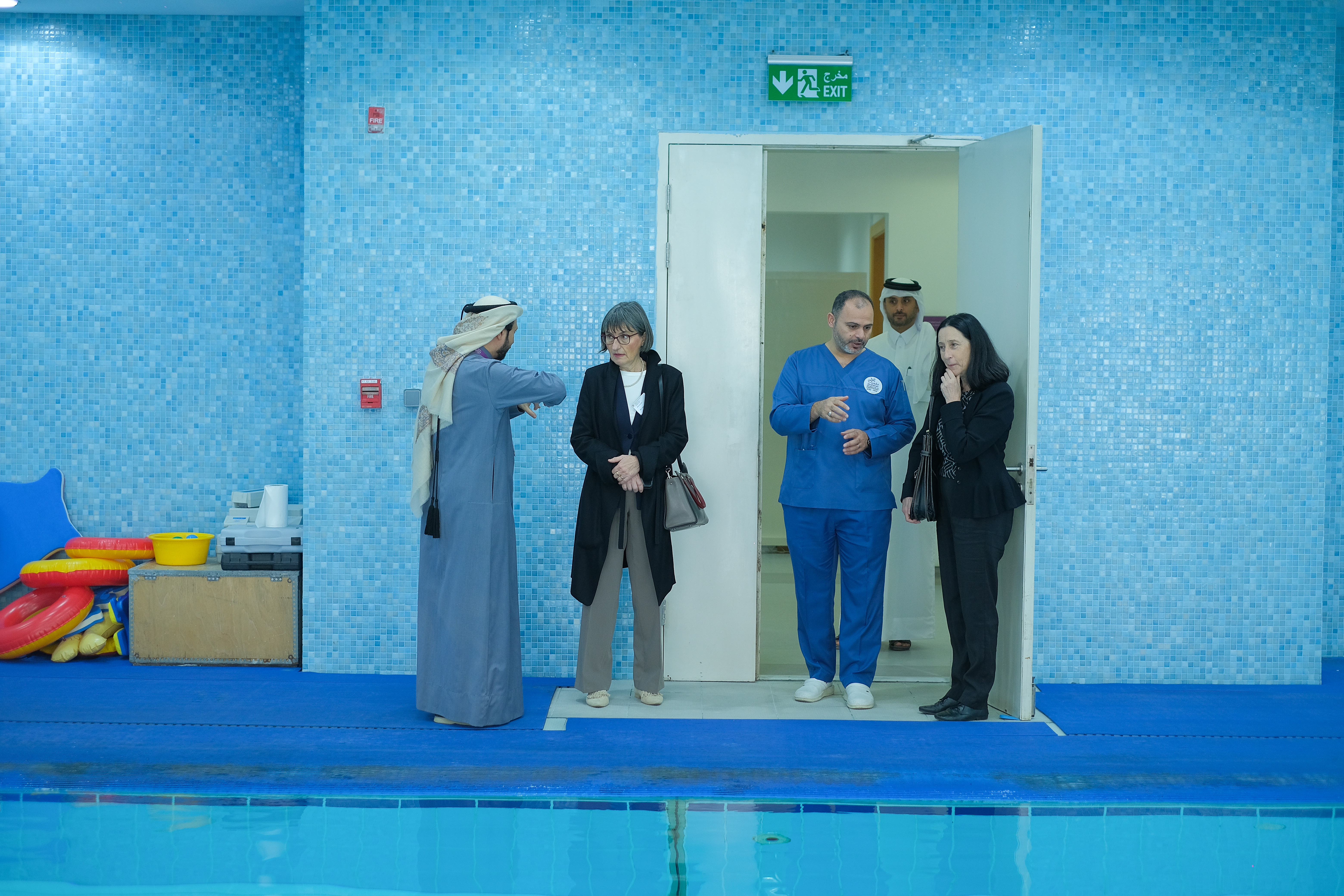 زيارة حرم وزير الاقتصاد السويسري