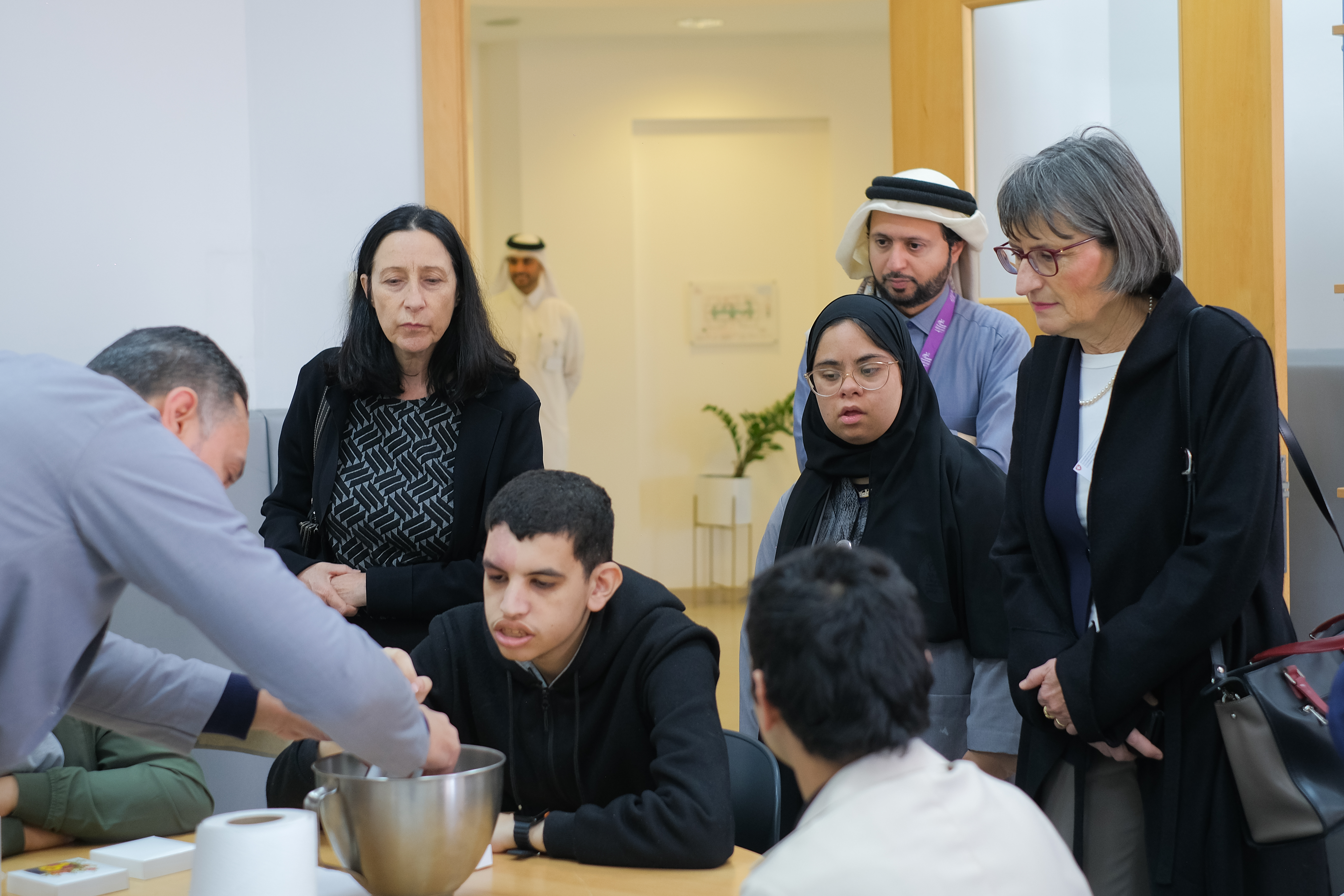 زيارة حرم وزير الاقتصاد السويسري