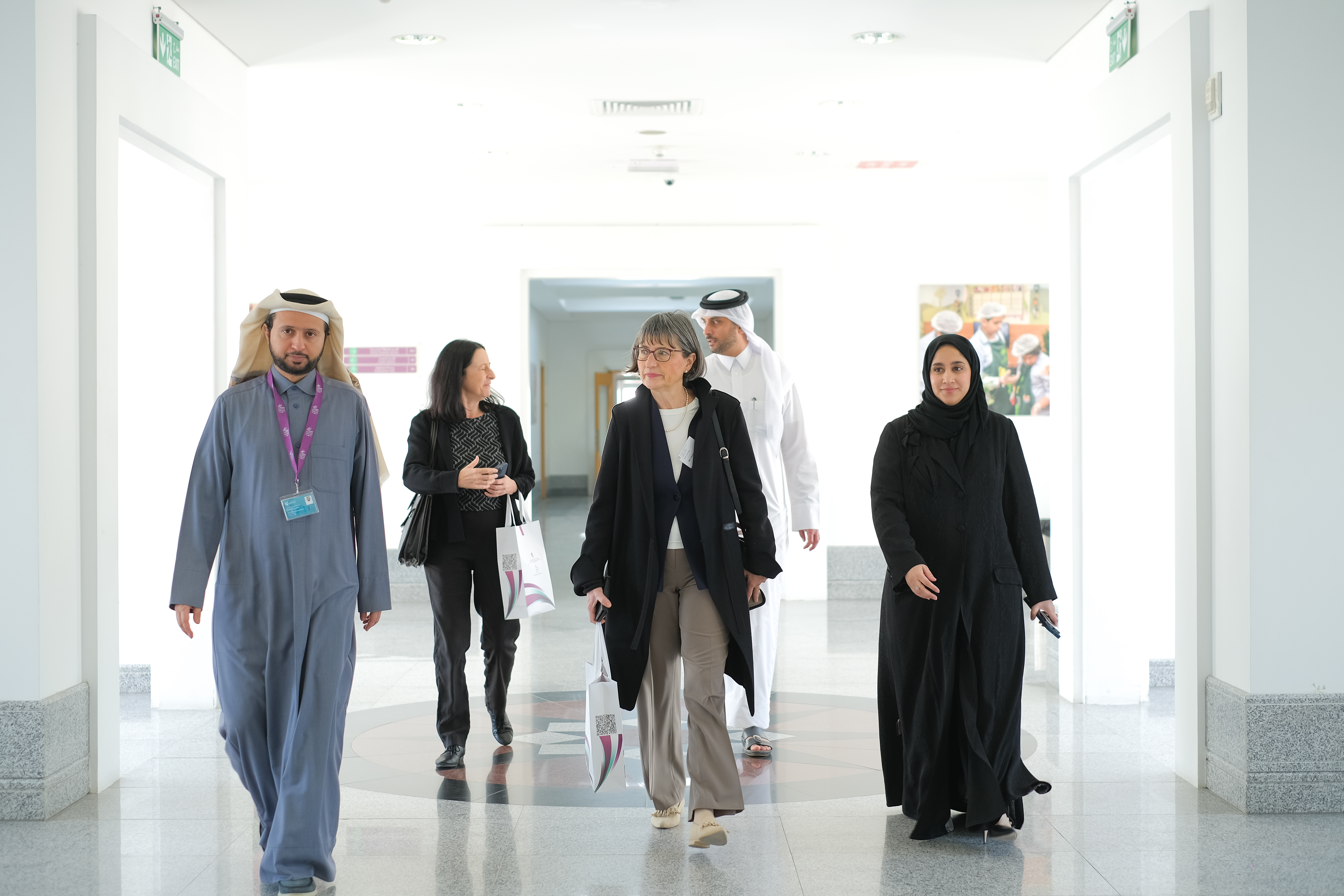 زيارة حرم وزير الاقتصاد السويسري