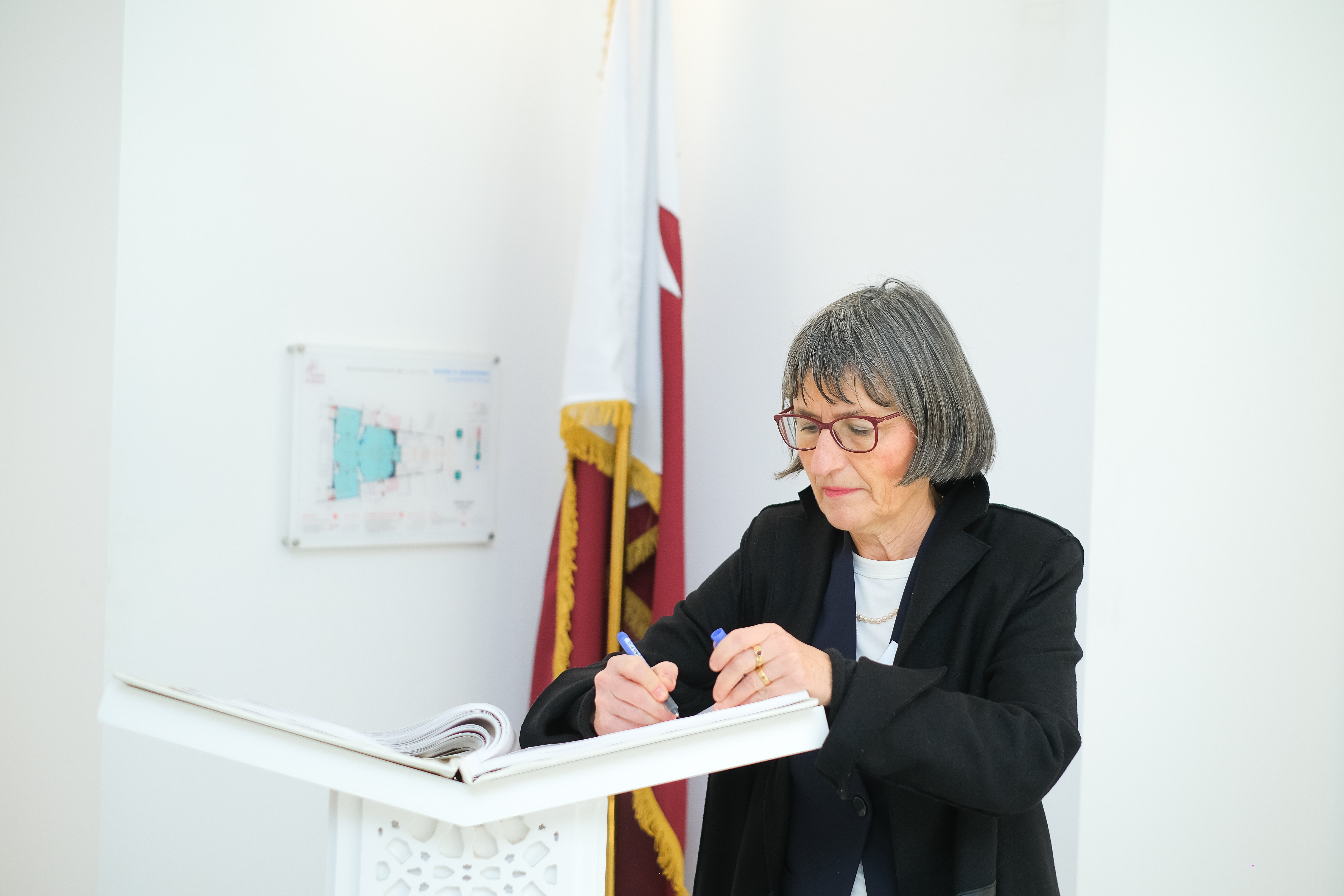 زيارة حرم وزير الاقتصاد السويسري