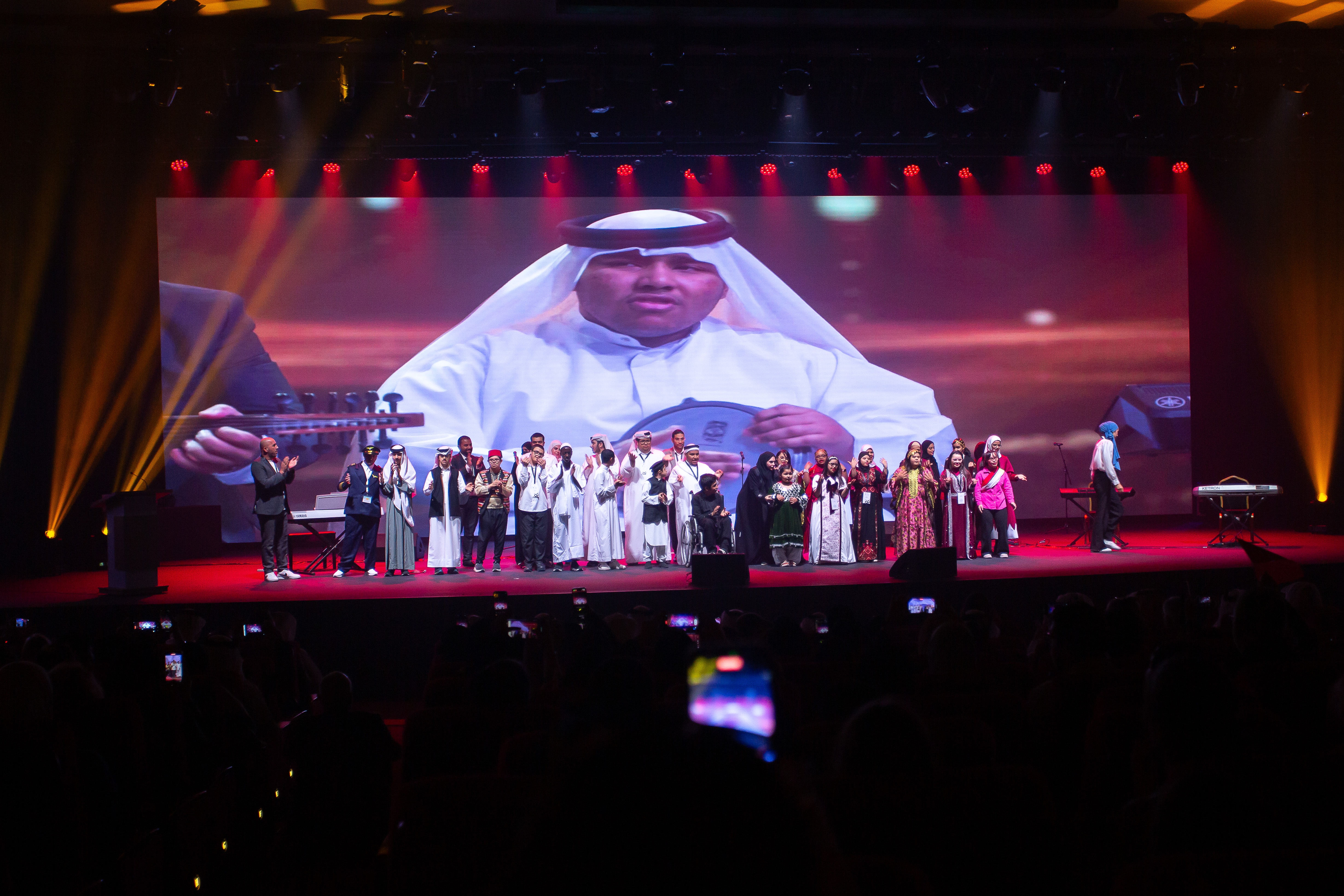 مشاهد من تصفيات بروفات المهرجان العربي الموسيقي للأشخاص ذوي الإعاقة في النسخة الأولى, تحت شعار نسيج الفن | وتر.