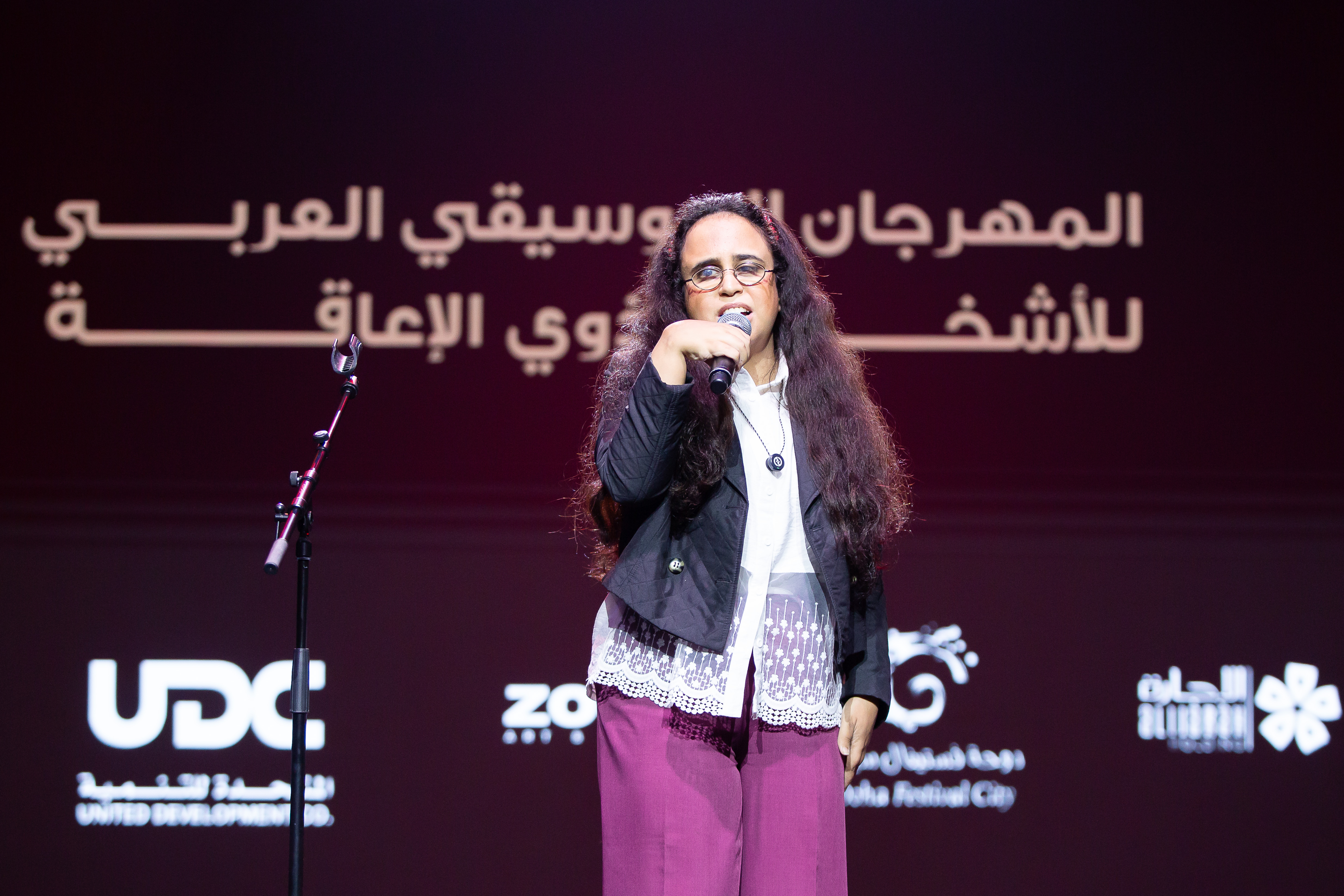 مشاهد من بروفات المهرجان العربي الموسيقي للأشخاص ذوي الإعاقة في النسخة الأولى, تحت شعار نسيج الفن | وتر