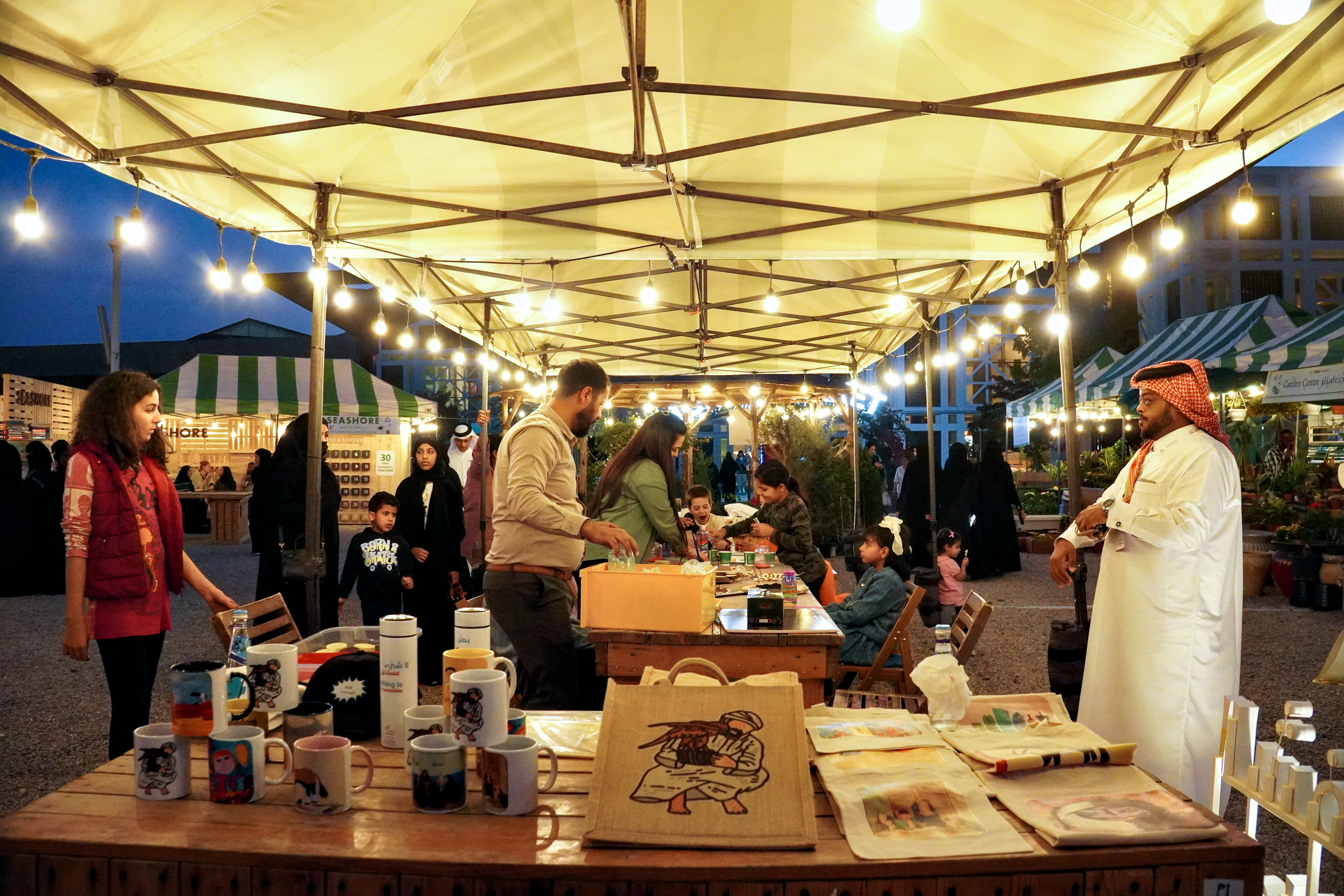 اختتام فعاليات دكان الشفلح وسط أجواء مليئة بالإبداع.