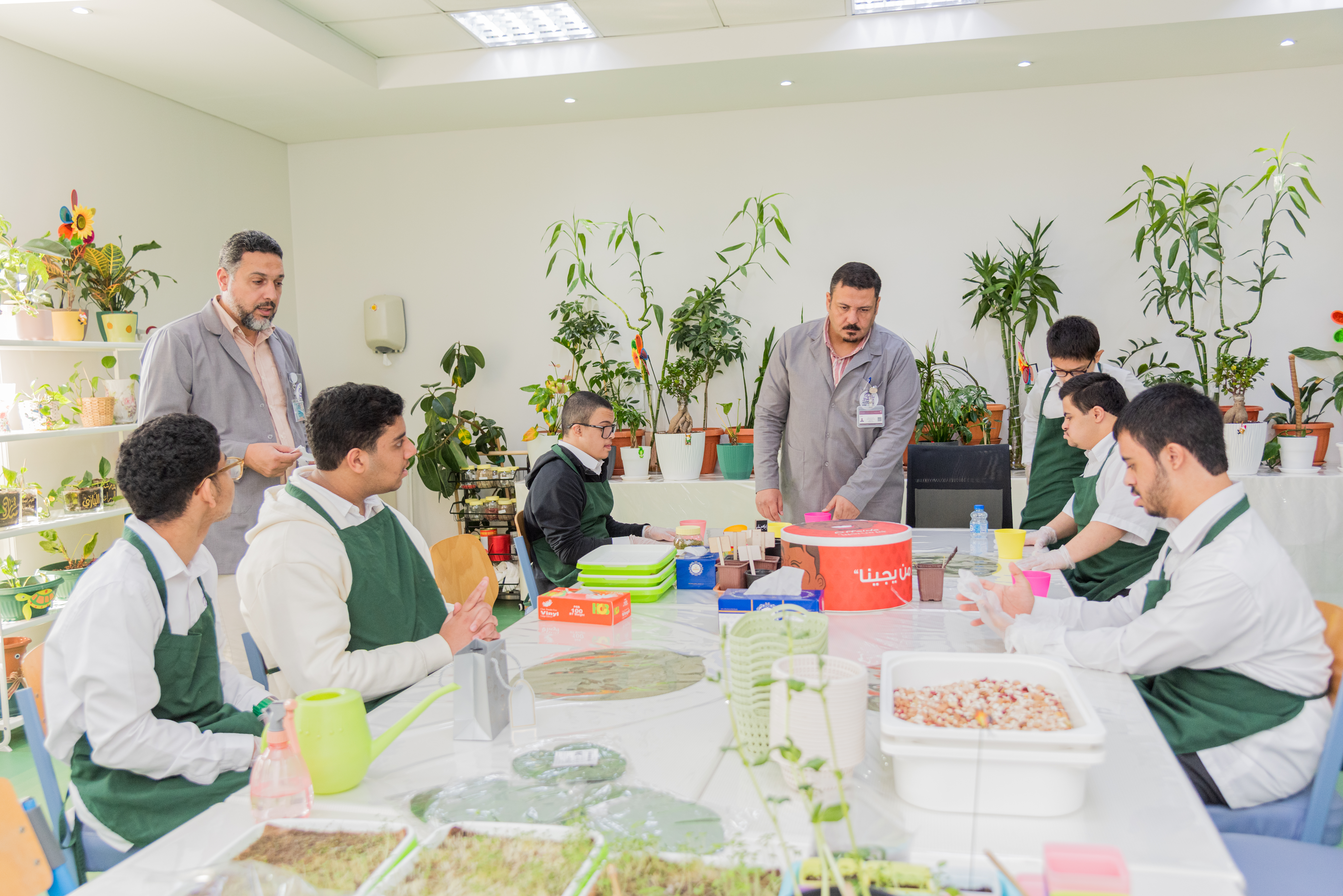 شارك مركز الشفلح للأشخاص ذوي الإعاقة في (أسبوع قطر للاستدامة 2025) من خلال آنشطة زراعية متنوعة. 