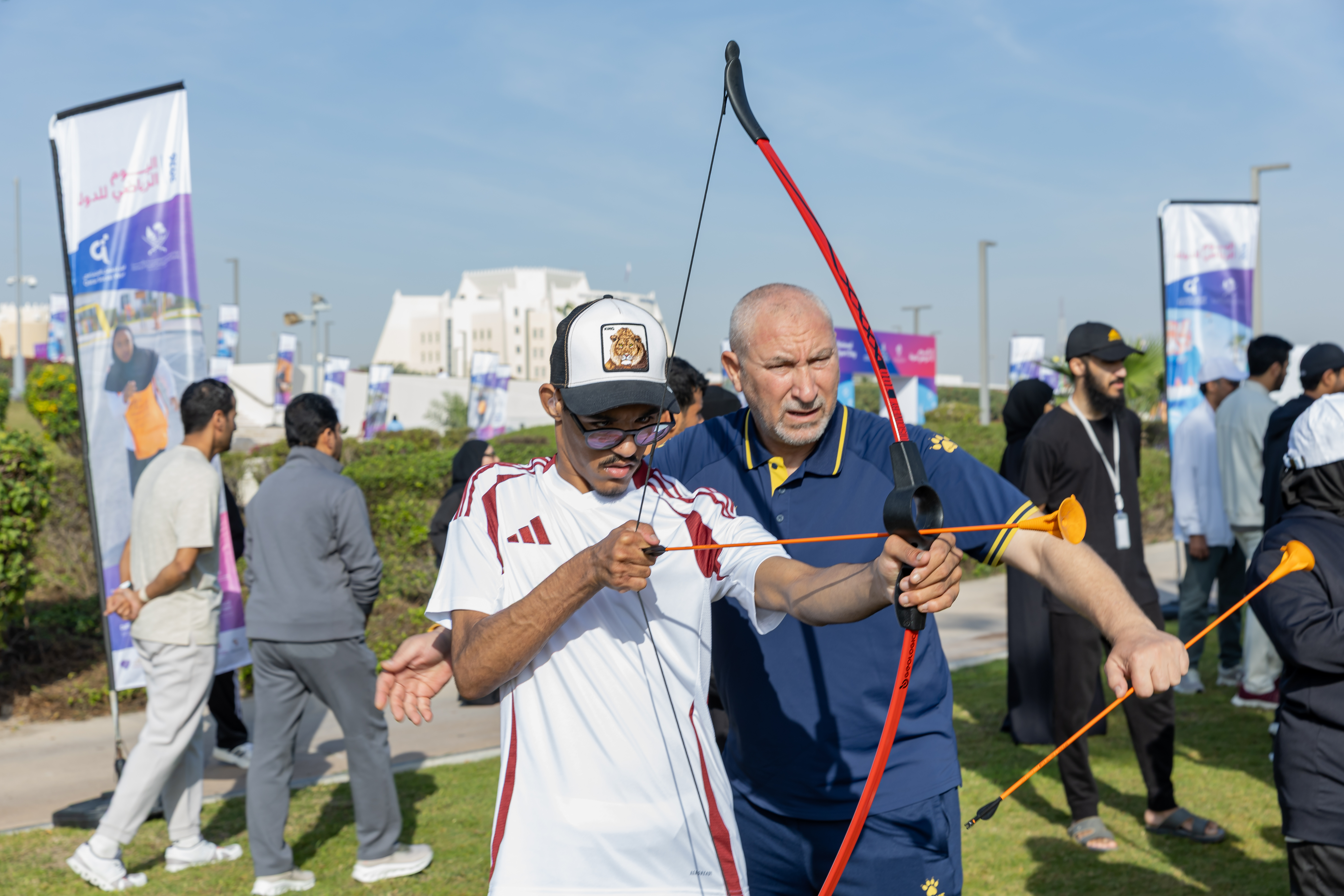 شارك منتسبو مركز الشفلح في فعالية اليوم الرياضي للدولة.