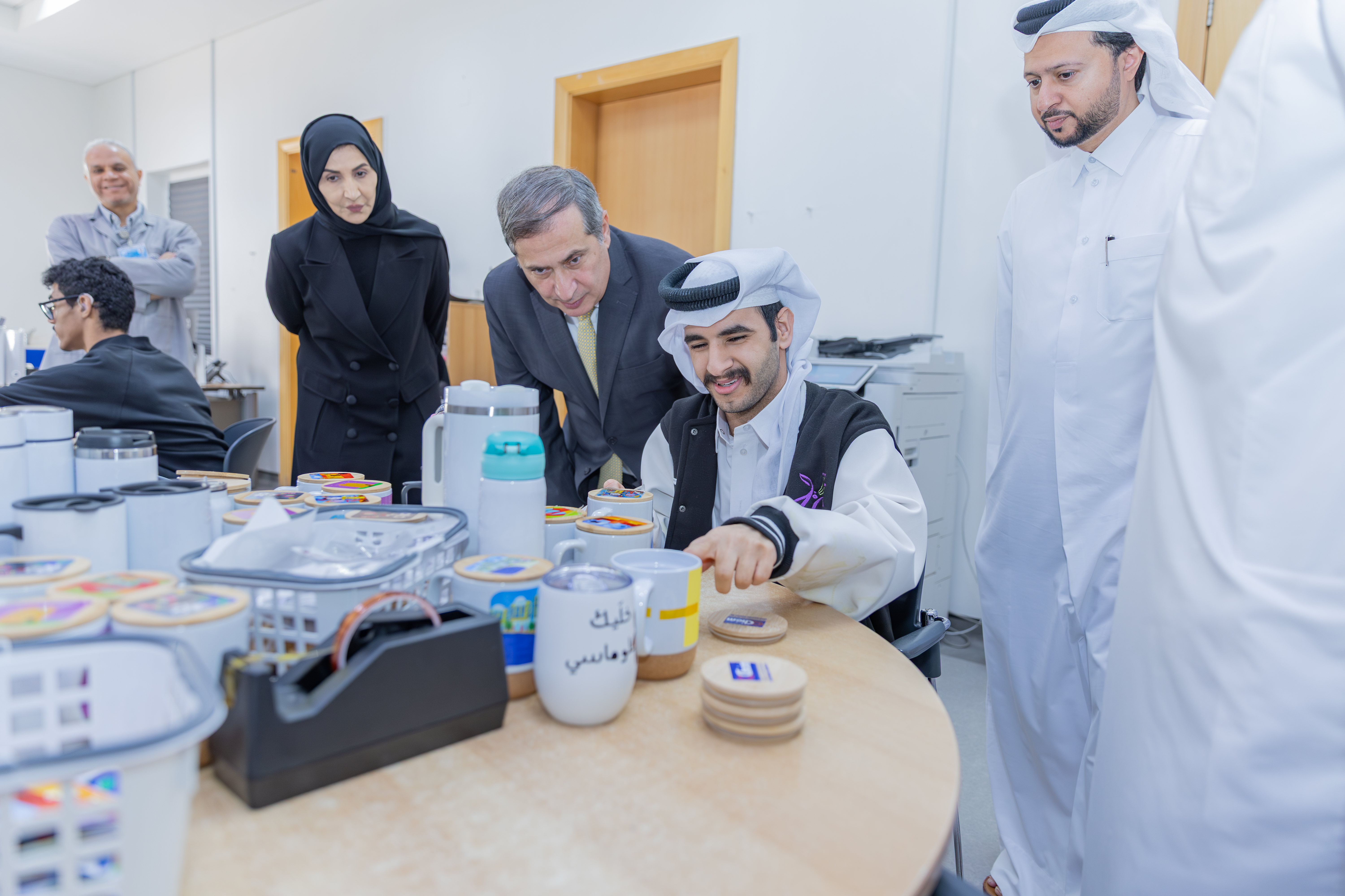 استقبل مركز الشفلح للأشخاص ذوي الأعاقة سعادة السيد بلال قبلان سفير الجمهورية اللبنانية لدى دولة قطر.